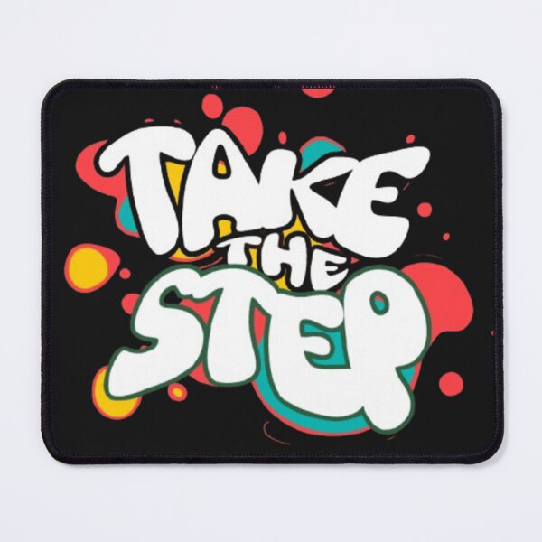 Item preview, Take the Step - Motivational Graffiti Art Typography designed and sold by TRENZY..