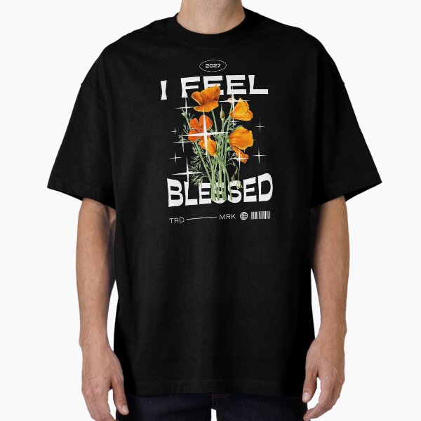 Item preview, "I Feel Blessed" California Poppy designed and sold by NIX Tees.
