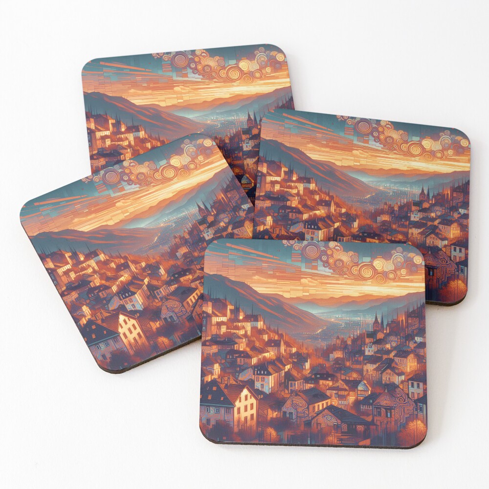 Item preview, Coasters (Set of 4) designed and sold by Stoneflower-Art.