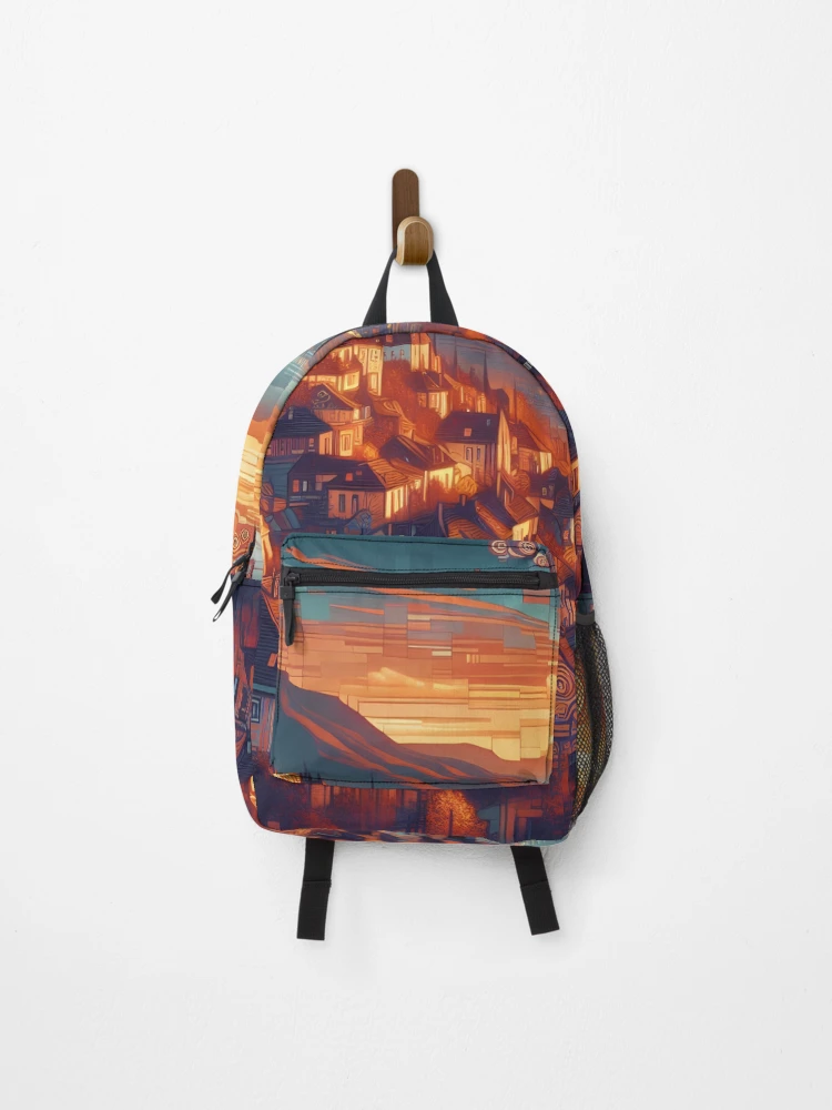 Thumbnail 1 of 3, Backpack, Tuscan Sun designed and sold by Stoneflower-Art.