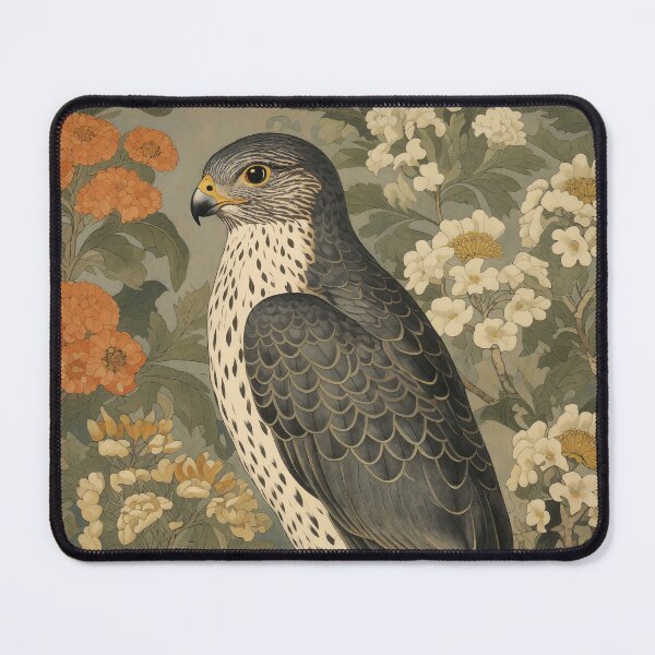 Item preview, William Morris Falcon on Floral Forest designed and sold by MidCenturyStore.