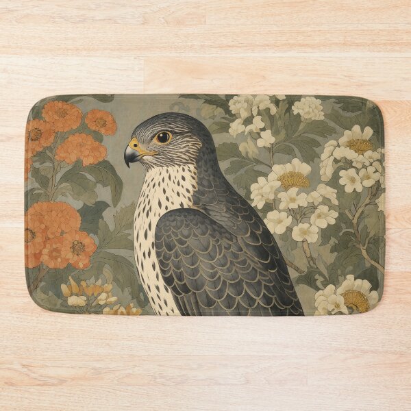Item preview, William Morris Falcon on Floral Forest designed and sold by MidCenturyStore.