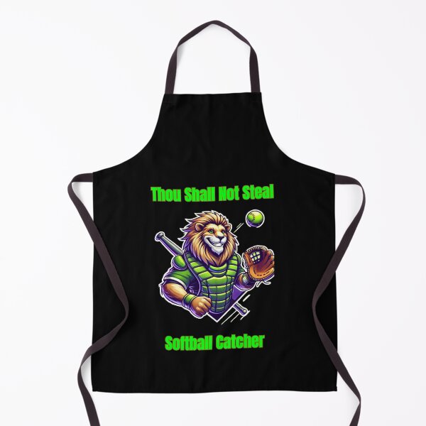 Item preview, Thou Shall Not Steal Softball Catcher designed and sold by TrendsLook.