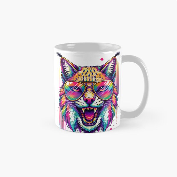 Item preview, Psychedelic Lynx| Colourfull Cool Wild çCat Design designed and sold by Shamrocx.