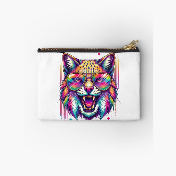 Item preview, Psychedelic Lynx| Colourfull Cool Wild çCat Design designed and sold by Shamrocx.