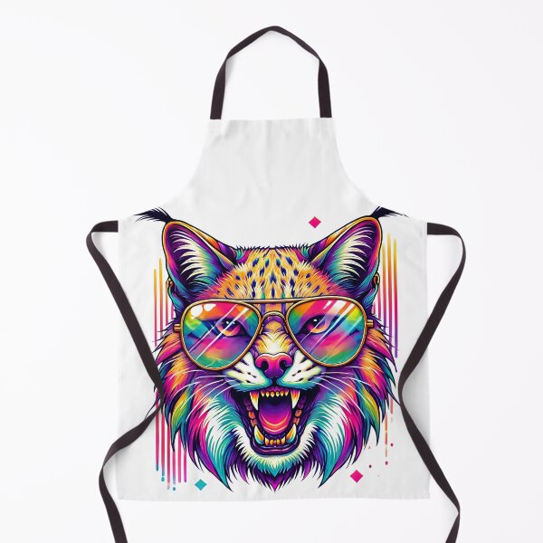 Item preview, Psychedelic Lynx| Colourfull Cool Wild çCat Design designed and sold by Shamrocx.