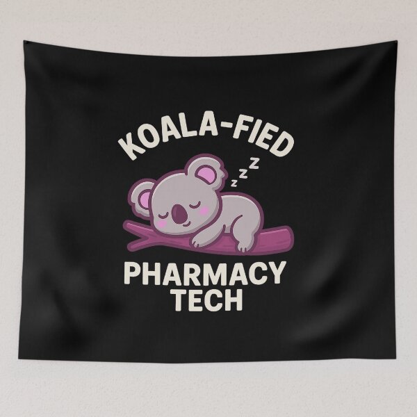 Item preview, Tech Tshirt Cute Koala Pharmacy Tech  designed and sold by queenzoid.