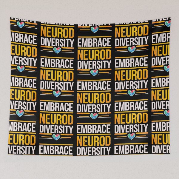 Item preview, Embrace Neurodiversity - Autism Awareness Support designed and sold by Taans-Creation.