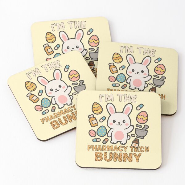 Item preview, I'm The Pharmacy Tech Bunny Funny Bunny Ear Easter designed and sold by queenzoid.