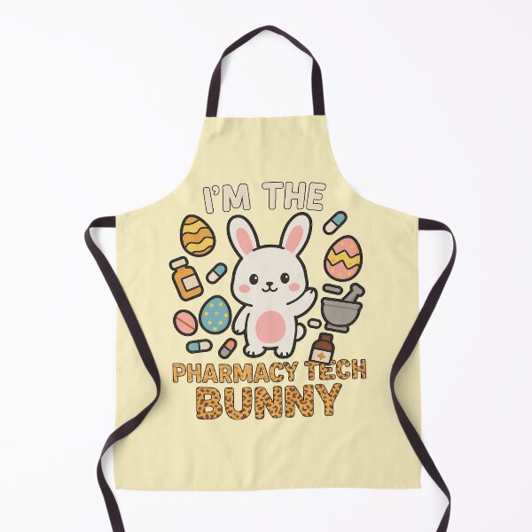Item preview, I'm The Pharmacy Tech Bunny Funny Bunny Ear Easter designed and sold by queenzoid.