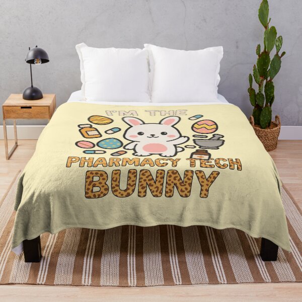 Item preview, I'm The Pharmacy Tech Bunny Funny Bunny Ear Easter designed and sold by queenzoid.