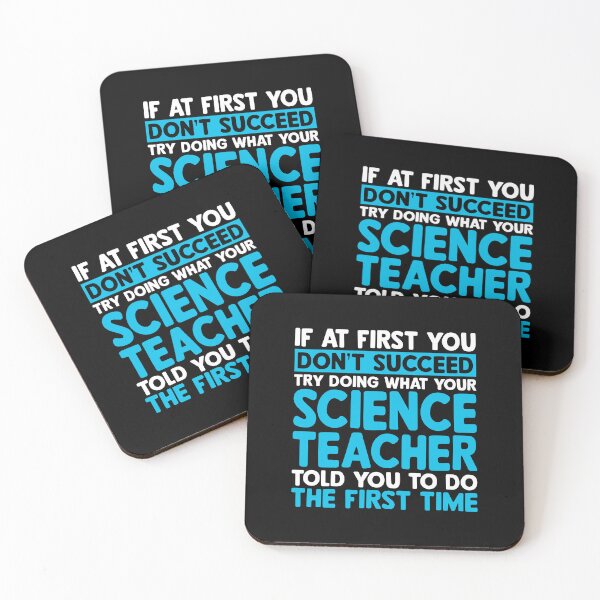 Item preview, If At First You Don't Succeed Try Doing What Science Teacher designed and sold by DexertimaArt.