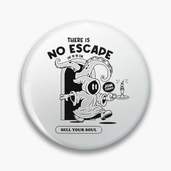 Item preview, No escape - Retro Occult Cartoon Design designed and sold by mikoscha.
