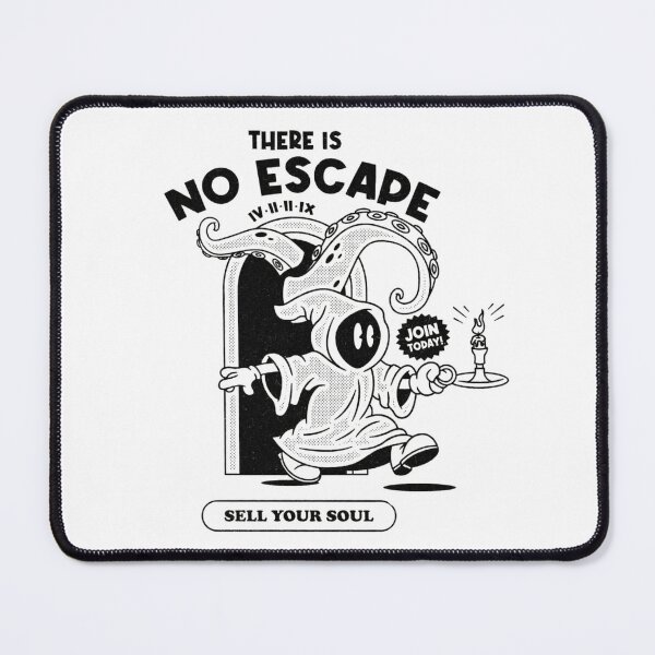 Item preview, No escape - Retro Occult Cartoon Design designed and sold by mikoscha.