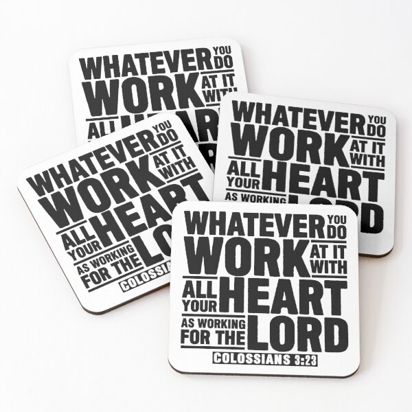 Item preview, Colossians 3:23 Work For The Lord designed and sold by plushism.