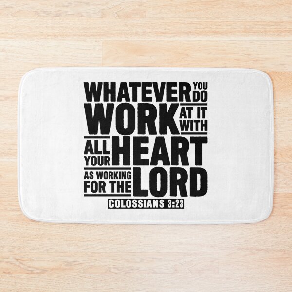 Item preview, Colossians 3:23 Work For The Lord designed and sold by plushism.