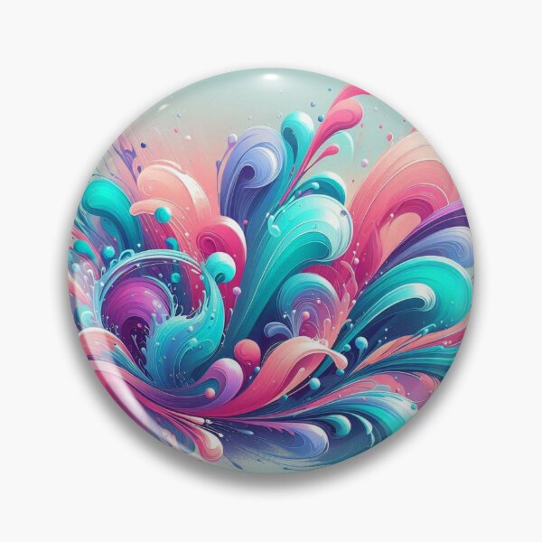 Item preview, AI-Designed Abstract Chemical Fluid Effect – Futuristic & Dynamic Artwork for Clothing, Accessories & Bold Fashion designed and sold by knalpot-design.