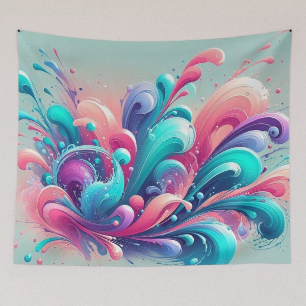 Item preview, AI-Designed Abstract Chemical Fluid Effect – Futuristic & Dynamic Artwork for Clothing, Accessories & Bold Fashion designed and sold by knalpot-design.