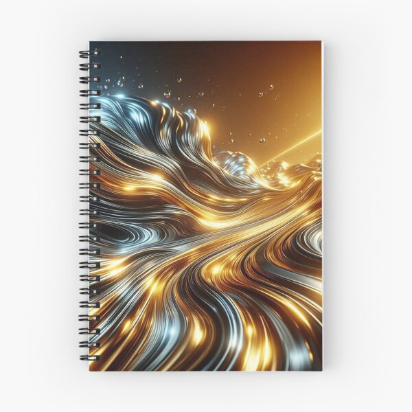 Item preview, AI-Designed Abstract Gold & Silver Liquid Effect – Luxurious & Dynamic Artwork for Clothing, Accessories & Modern Fashion designed and sold by knalpot-design.