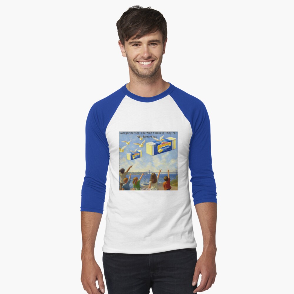 Item preview, Baseball ¾ Sleeve T-Shirt designed and sold by ltcartoons.