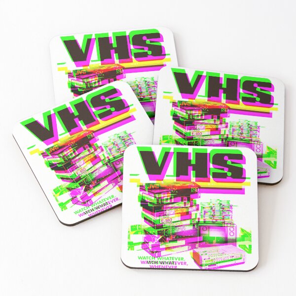 Item preview, Retro VHS Glitch Aesthetic – Vintage 80s & 90s Purple Green designed and sold by We-Open-Minds.