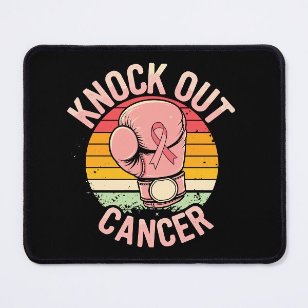 Artikelvorschau, Knock Out Cancer - Brustkrebs-Kämpfer-Boxhandschuh entworfen und verkauft von Taans-Creation.