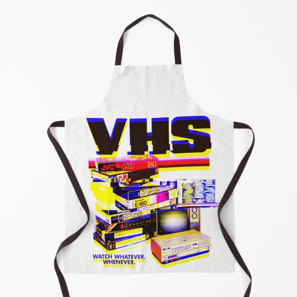 Item preview, Retro VHS Glitch Aesthetic – Vintage 80s & 90s Yellow Blue designed and sold by We-Open-Minds.
