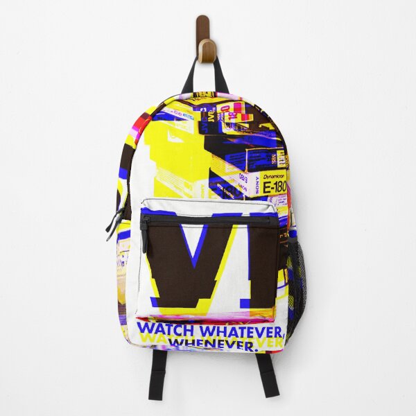 Item preview, Retro VHS Glitch Aesthetic – Vintage 80s & 90s Yellow Blue designed and sold by We-Open-Minds.
