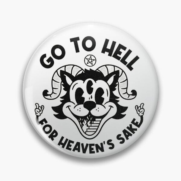 Item preview, Go to Hell – Devil Cat Cartoon Design designed and sold by mikoscha.