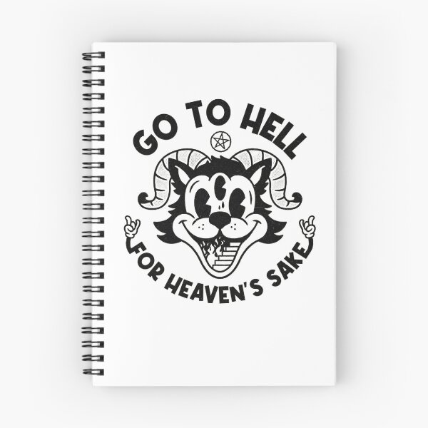 Item preview, Go to Hell – Devil Cat Cartoon Design designed and sold by mikoscha.