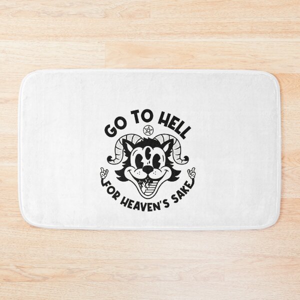 Item preview, Go to Hell – Devil Cat Cartoon Design designed and sold by mikoscha.