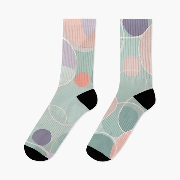 Aperçu de l'œuvre Motif de cercles pastel doux créée et vendue par Good Vibes .