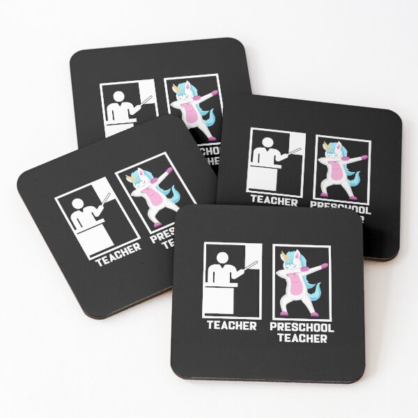 Item preview, Preschool Teaching Dabbing Unicorn Teacher designed and sold by DexertimaArt.