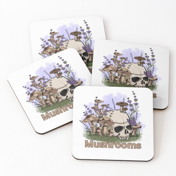 Item preview, Mushrooms-Skelton designed and sold by BlackabyBoutique.