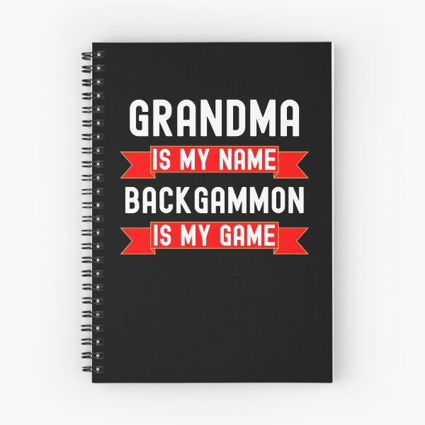 Item preview, Grandma is my name backgammon is my game Funny Backgammon designed and sold by snowry.