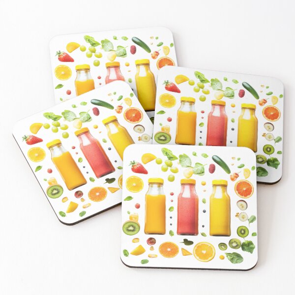 Item preview, Colorful Smoothie Bottles – Healthy Fruit Juice Aesthetic T-Shirt designed and sold by AchaRat.