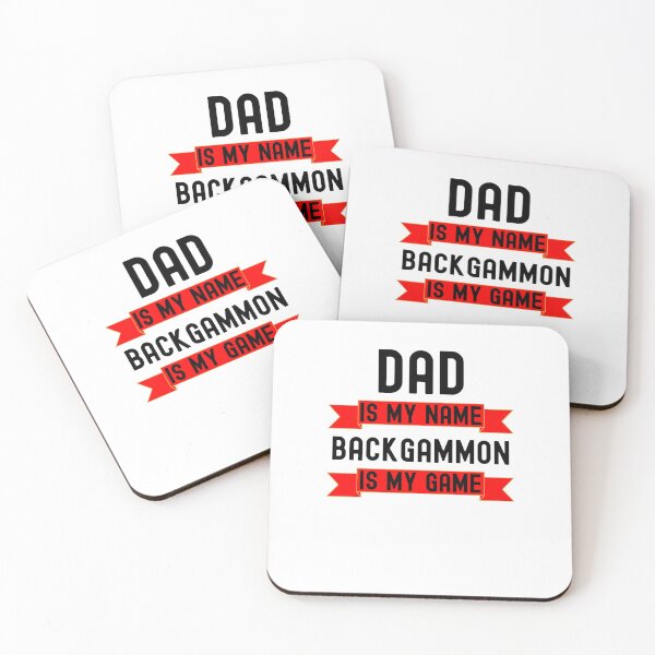 Item preview, Dad is my name backgammon is my game Backgammon humor designed and sold by snowry.