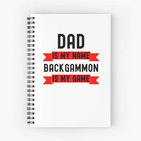 Item preview, Dad is my name backgammon is my game Backgammon humor designed and sold by snowry.