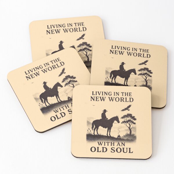 Item preview, Living in the New World With and Old Soul designed and sold by wildtribe.