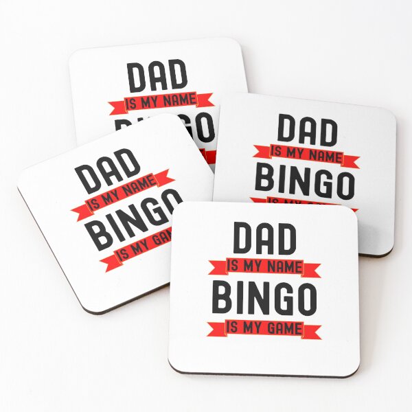 Item preview, Dad is my name Bingo is my game funny bingo player humor designed and sold by snowry.