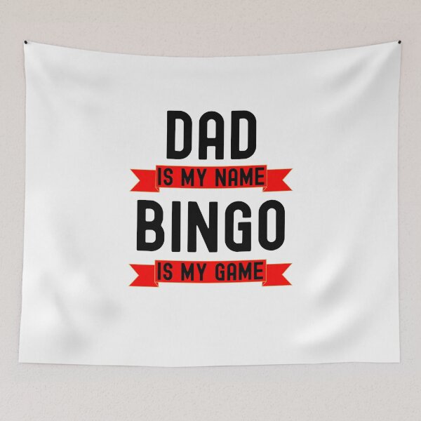 Item preview, Dad is my name Bingo is my game funny bingo player humor designed and sold by snowry.