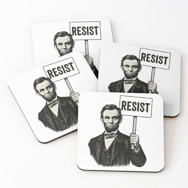 Item preview, Honest Abe Says Resist – Abraham Lincoln Protest  designed and sold by The Junto Shop.