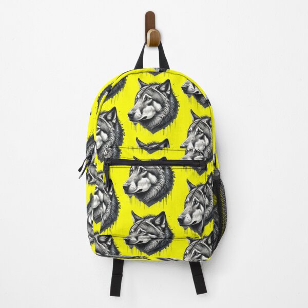 Item preview, GREY WOLF HEAD (#FFFF00) designed and sold by Marlon Oseguera.