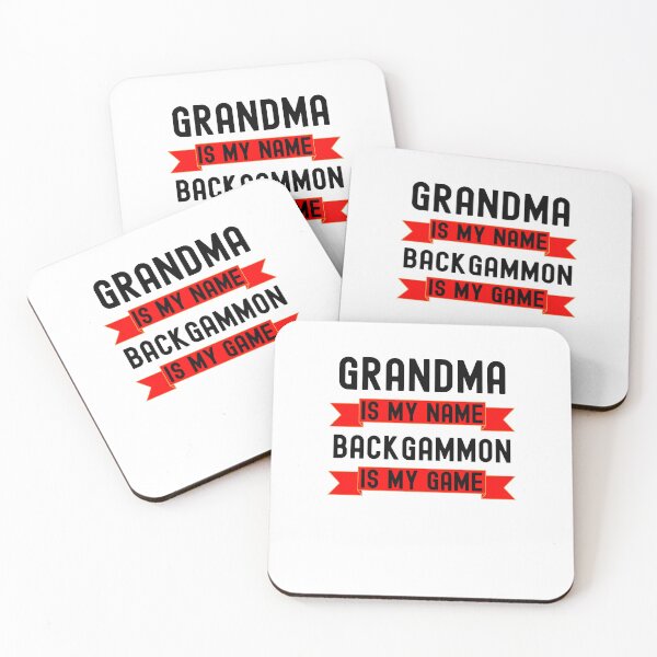 Item preview, Grandma is my name backgammon is my game Backgammon humor designed and sold by snowry.