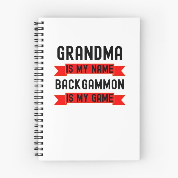 Item preview, Grandma is my name backgammon is my game Backgammon humor designed and sold by snowry.
