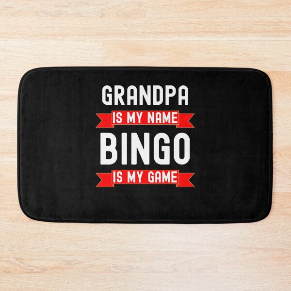 Item preview, Grandpa is my name Bingo is my game funny bingo player joke designed and sold by snowry.