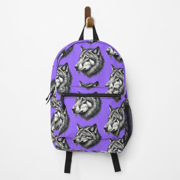 Item preview, GREY WOLF HEAD (#9966FF) designed and sold by Marlon Oseguera.