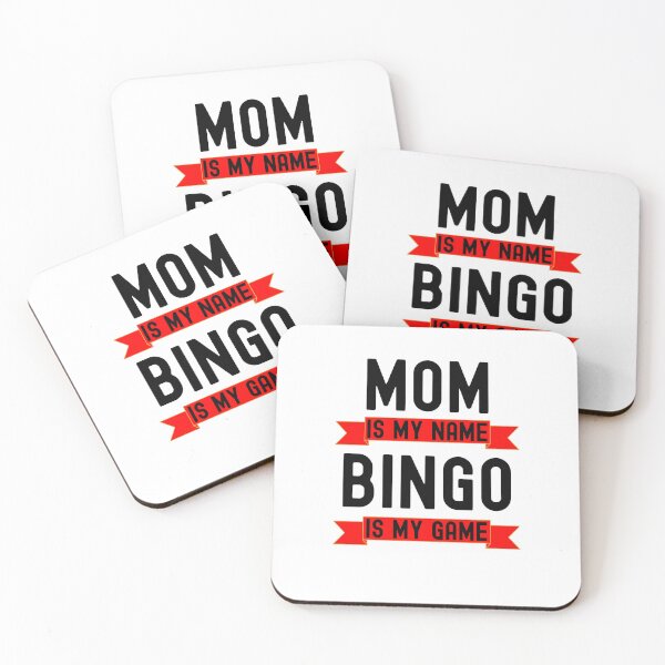 Item preview, Mom is my name Bingo is my game funny bingo player humor designed and sold by snowry.
