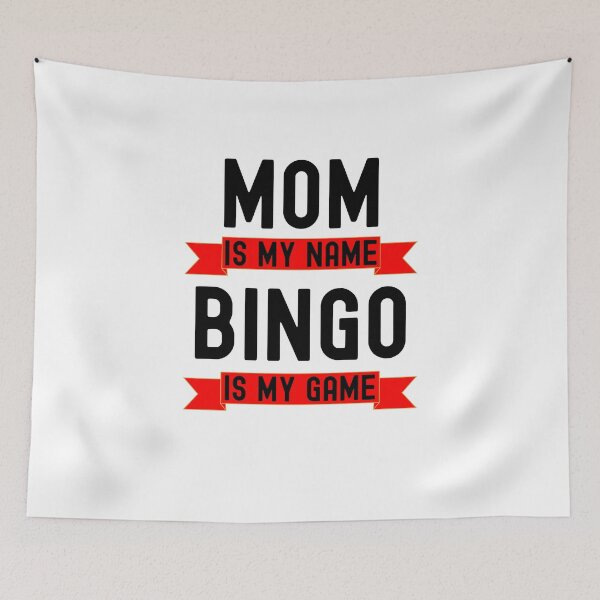 Item preview, Mom is my name Bingo is my game funny bingo player humor designed and sold by snowry.