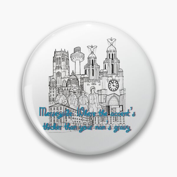 Item preview, Merseyside Where The Accent’s designed and sold by EyeSpyChaos.